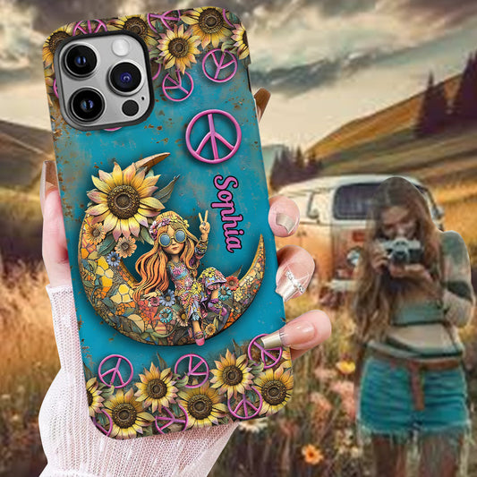 Hippie Soul – Personalisierte Handyhülle mit Hippie-Vollbilddruck