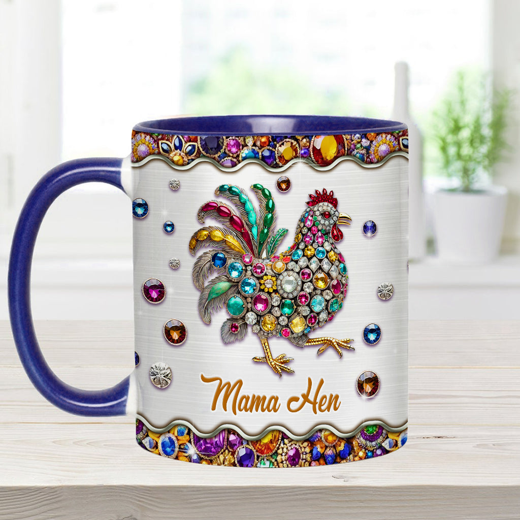 Mama Henne - Personalisierte Tasse mit Muttermotiv