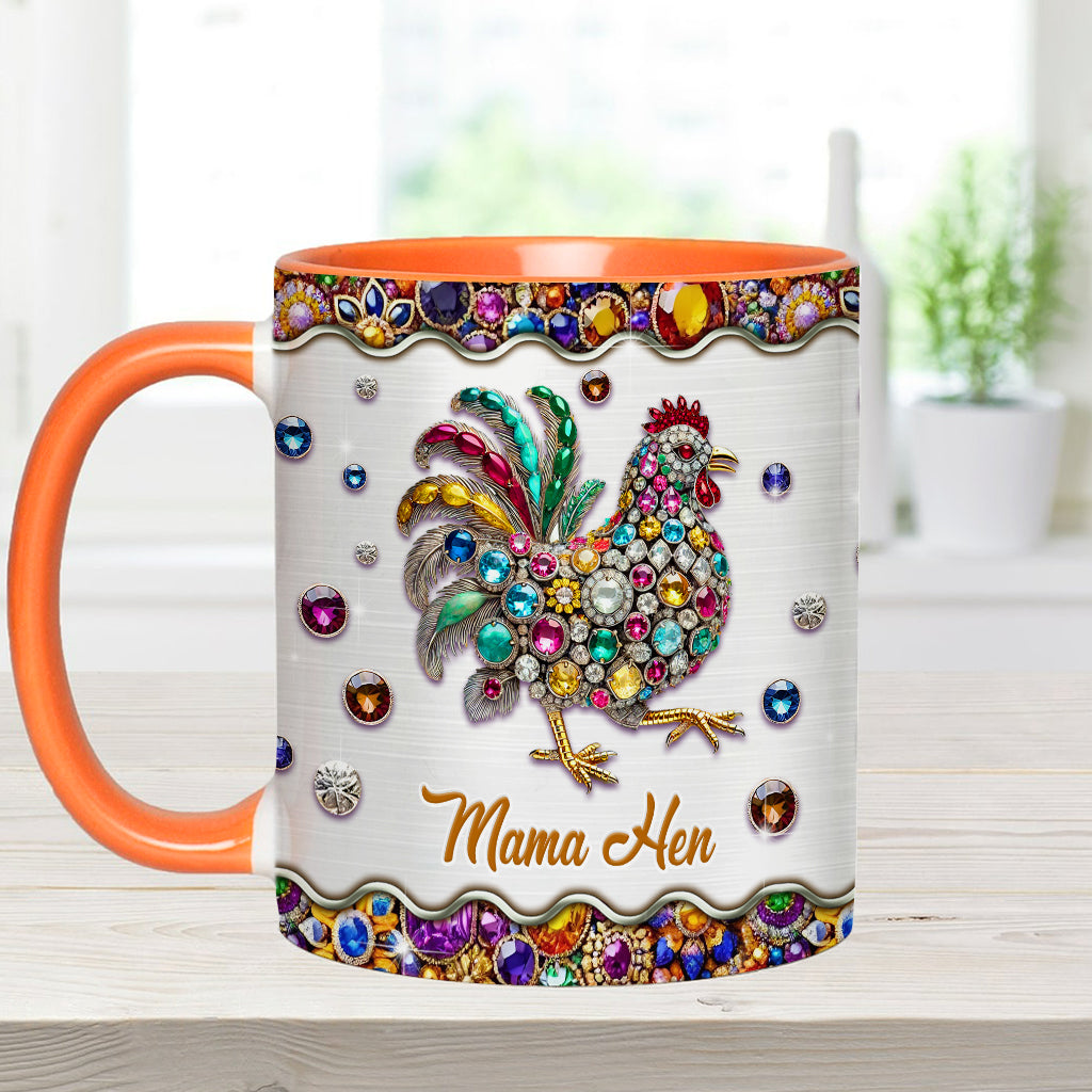 Mama Henne - Personalisierte Tasse mit Muttermotiv