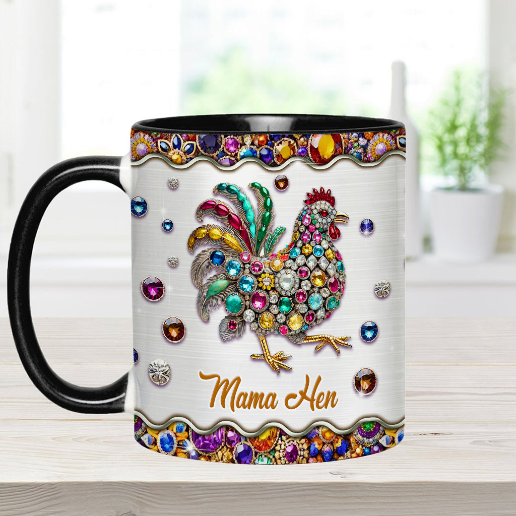 Mama Henne - Personalisierte Tasse mit Muttermotiv
