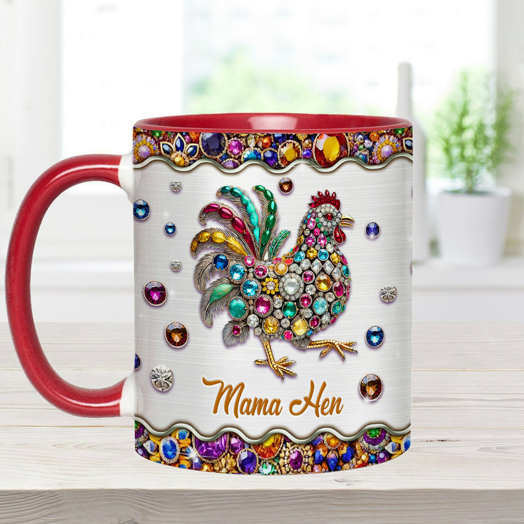 Mama Henne - Personalisierte Tasse mit Muttermotiv