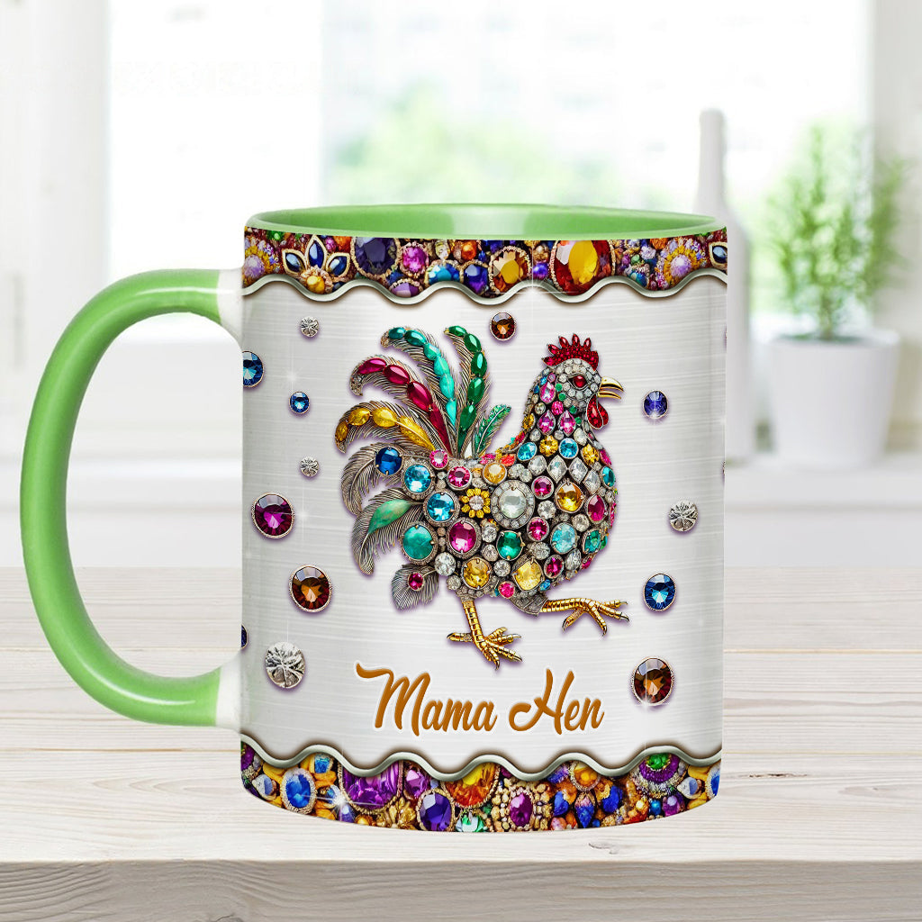 Mama Henne - Personalisierte Tasse mit Muttermotiv