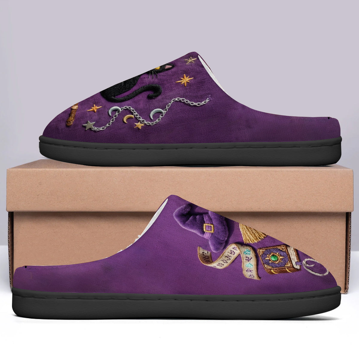 Hexen-Vibes – personalisierte Hexenpantoffeln