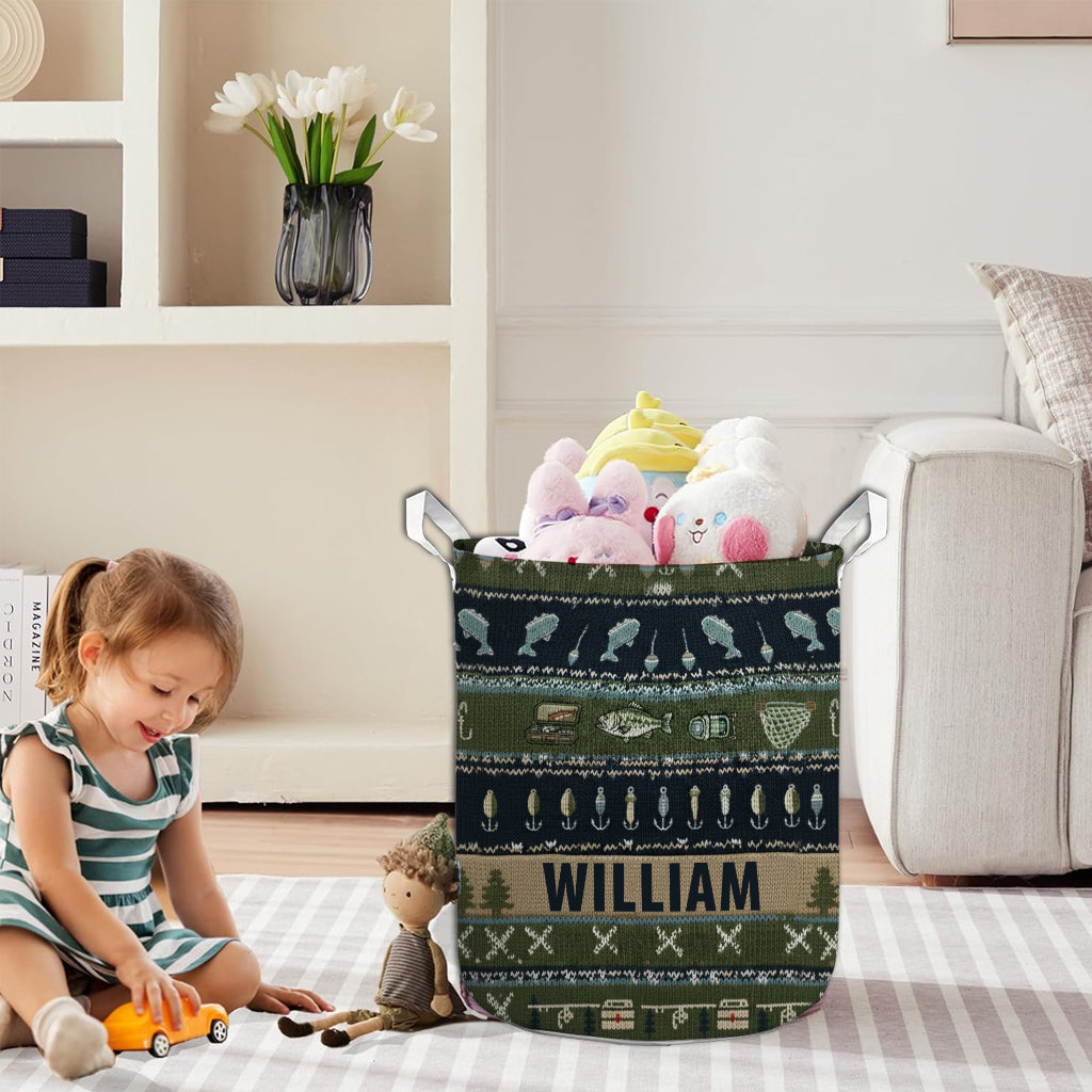 Hooked on Fishing - Personalized Fishing Storage Basket