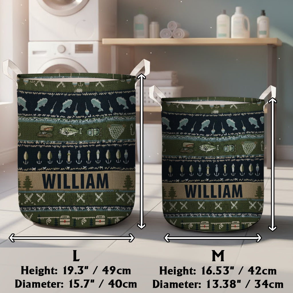 Hooked on Fishing - Personalized Fishing Storage Basket