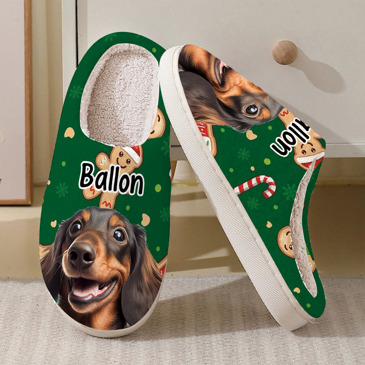 Custom Pet Photo Slippers - Personalized Dog Slippers