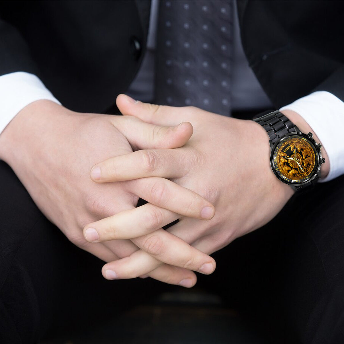 Golden Horse - Personalized Horse Hand Watch