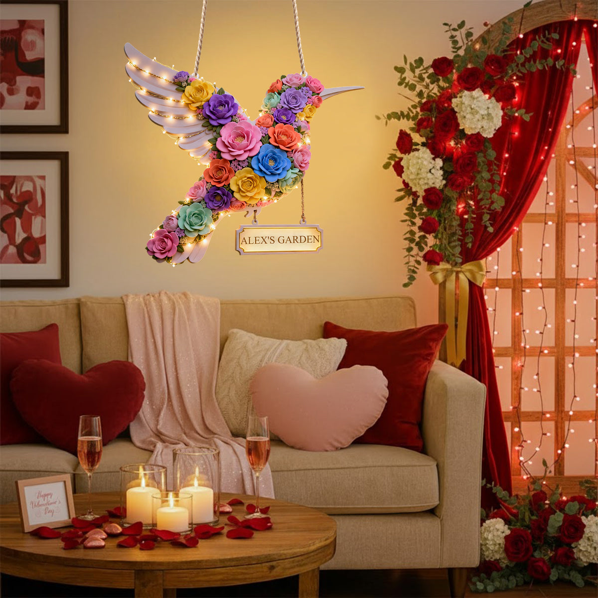 My Beautiful Garden - Personalized Gardening LED Light Acrylic Sign