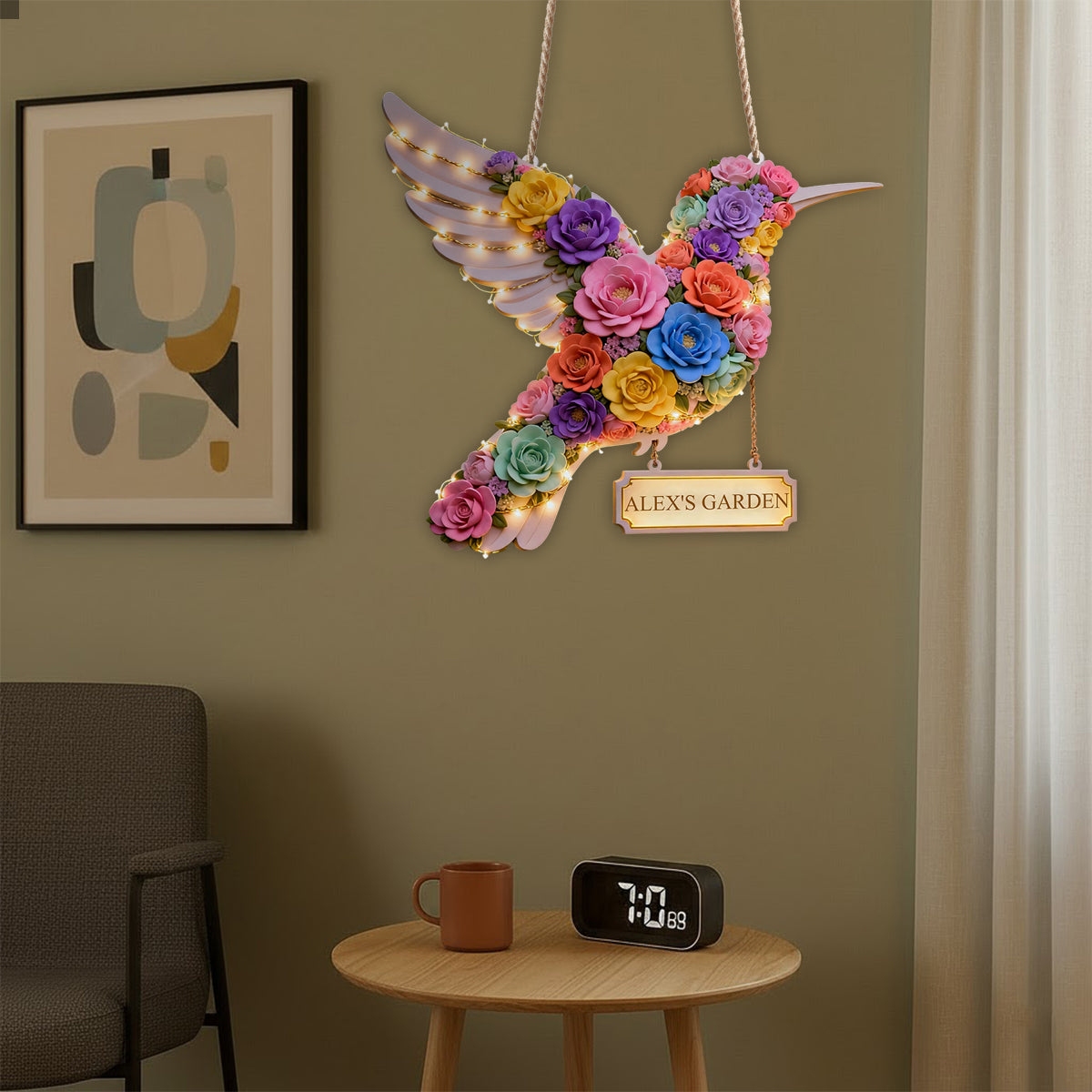 My Beautiful Garden - Personalized Gardening LED Light Acrylic Sign