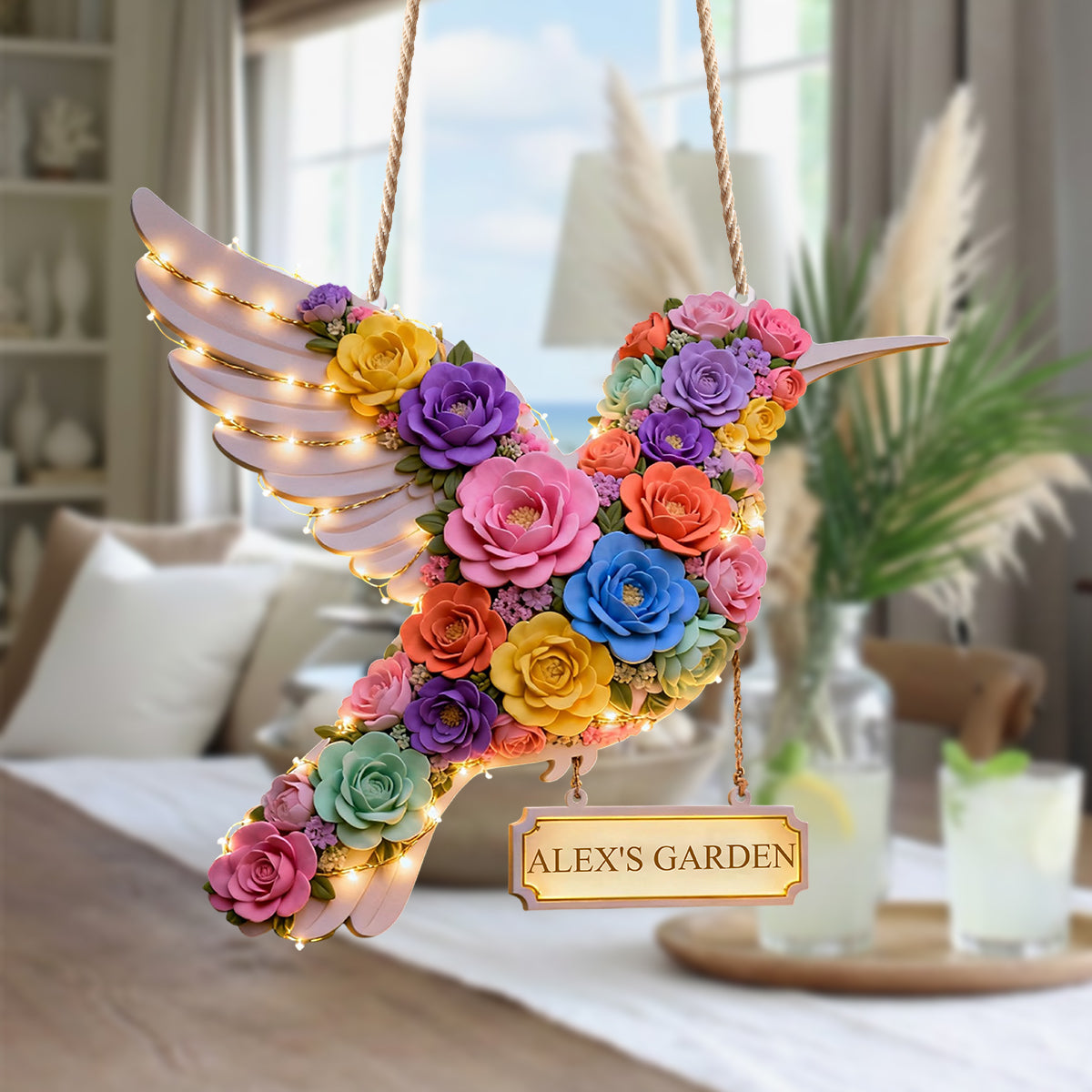 My Beautiful Garden - Personalized Gardening LED Light Acrylic Sign