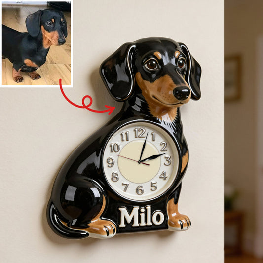 Love My Pet - Personalized Pet LED Light Wall Clock