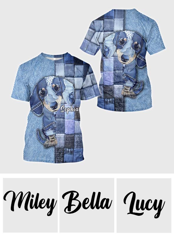 Liebe zum Hund – Personalisiertes T-Shirt mit Hundemotiv