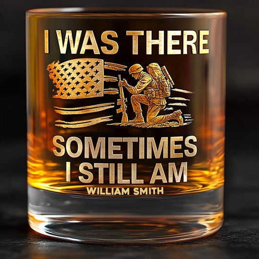 Stolzer Veteran – Personalisiertes Whiskyglas für Veteranen