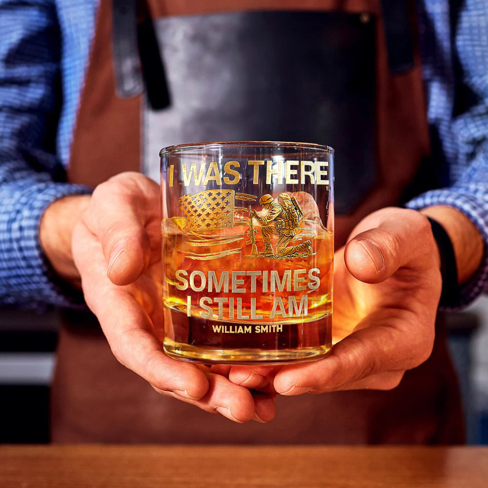 Stolzer Veteran – Personalisiertes Whiskyglas für Veteranen