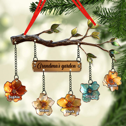 Omas Garten – Personalisierter Oma-Anhänger mit Charm