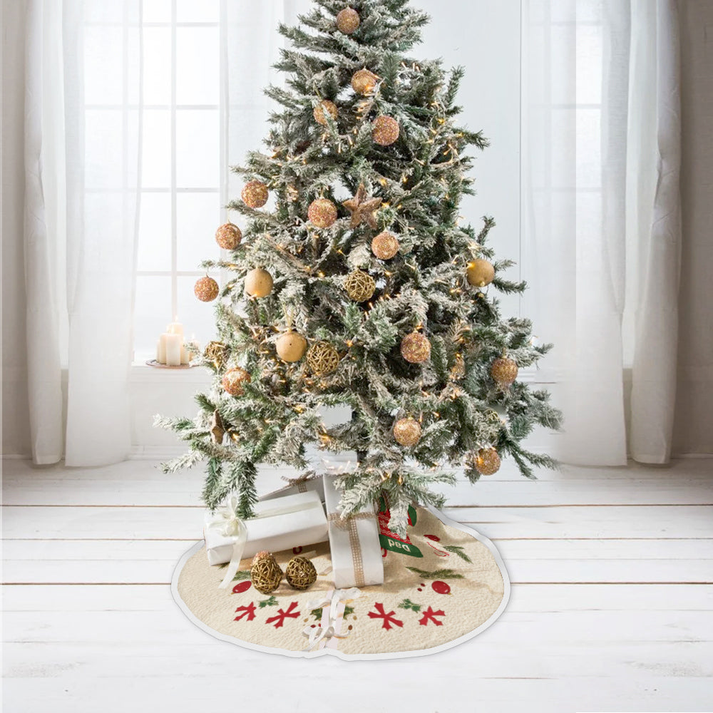 Erstes Weihnachtsfest als Familie - Personalisierte Baumdecke für die Familie