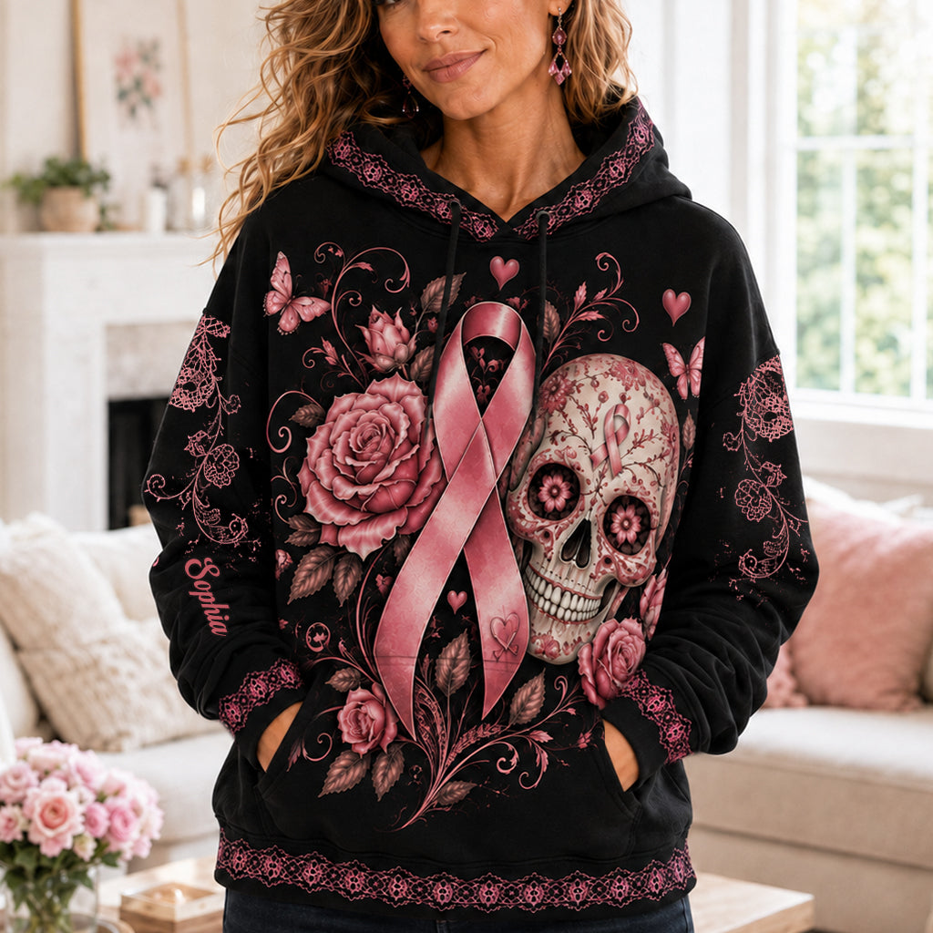 Breast Cancer Awareness - Personalized Breast Cancer Awareness All Over Shirt