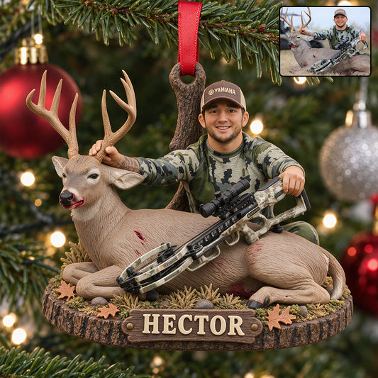 Hunting Christmas Gift - Personalized Hunting Premium 3D Ornament