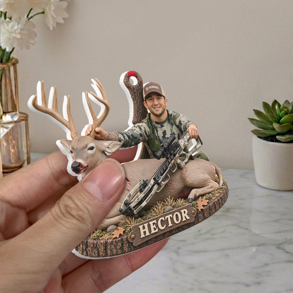 Hunting Christmas Gift - Personalized Hunting Premium 3D Ornament