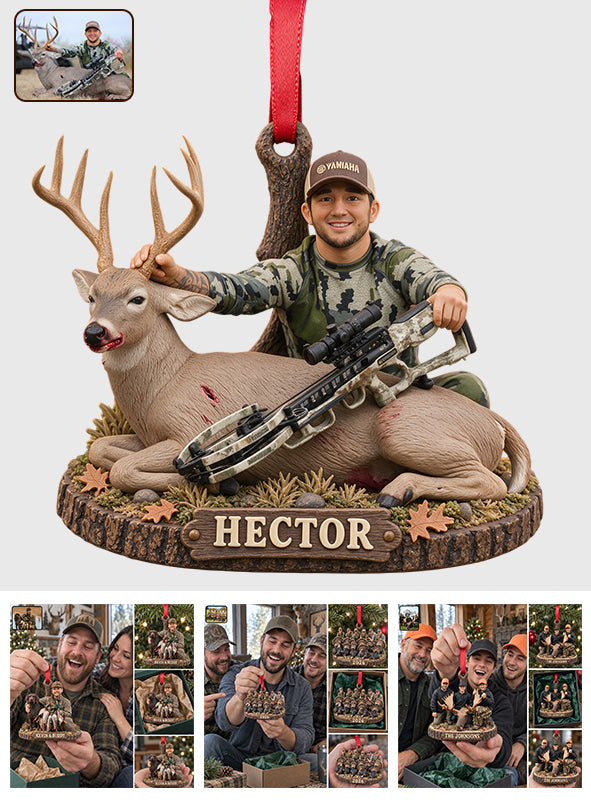 Hunting Christmas Gift - Personalized Hunting Premium 3D Ornament