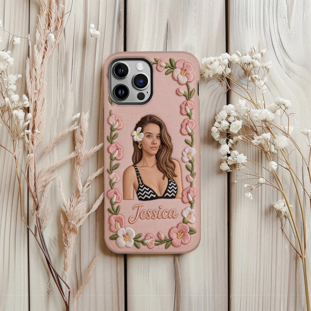 Birth Month Flower (Jan to Dec), Best Gift Idea - Personalized Birth Month Flower Full Print Phone Case