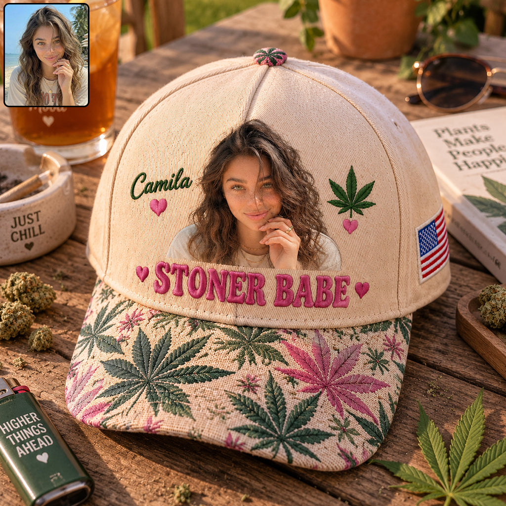 Stoner Babe - Personalized Weed Classic Cap