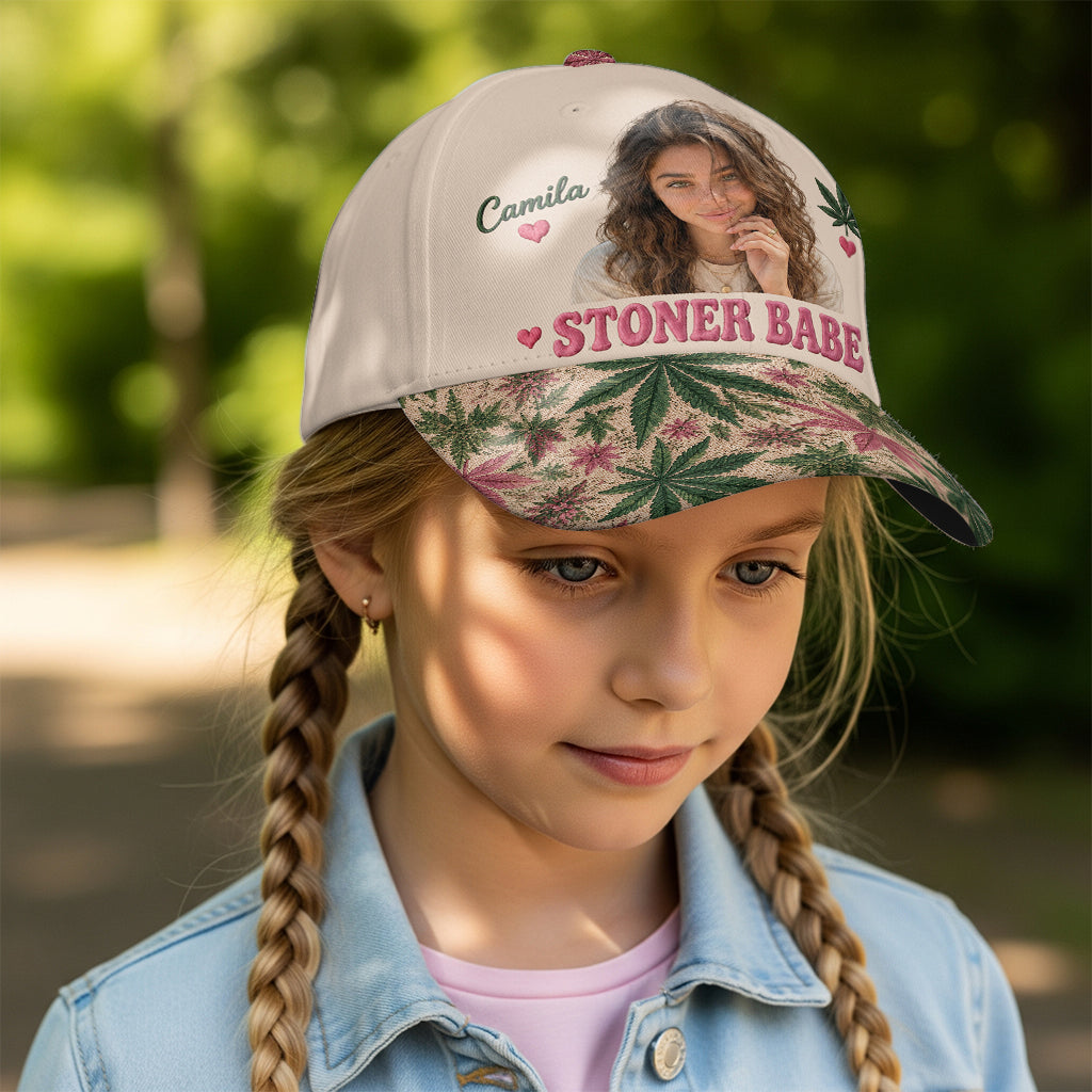 Stoner Babe - Personalized Weed Classic Cap