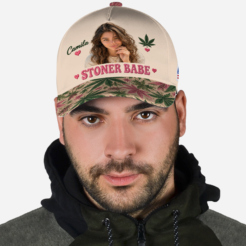 Stoner Babe - Personalized Weed Classic Cap