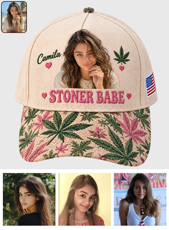 Stoner Babe - Personalized Weed Classic Cap