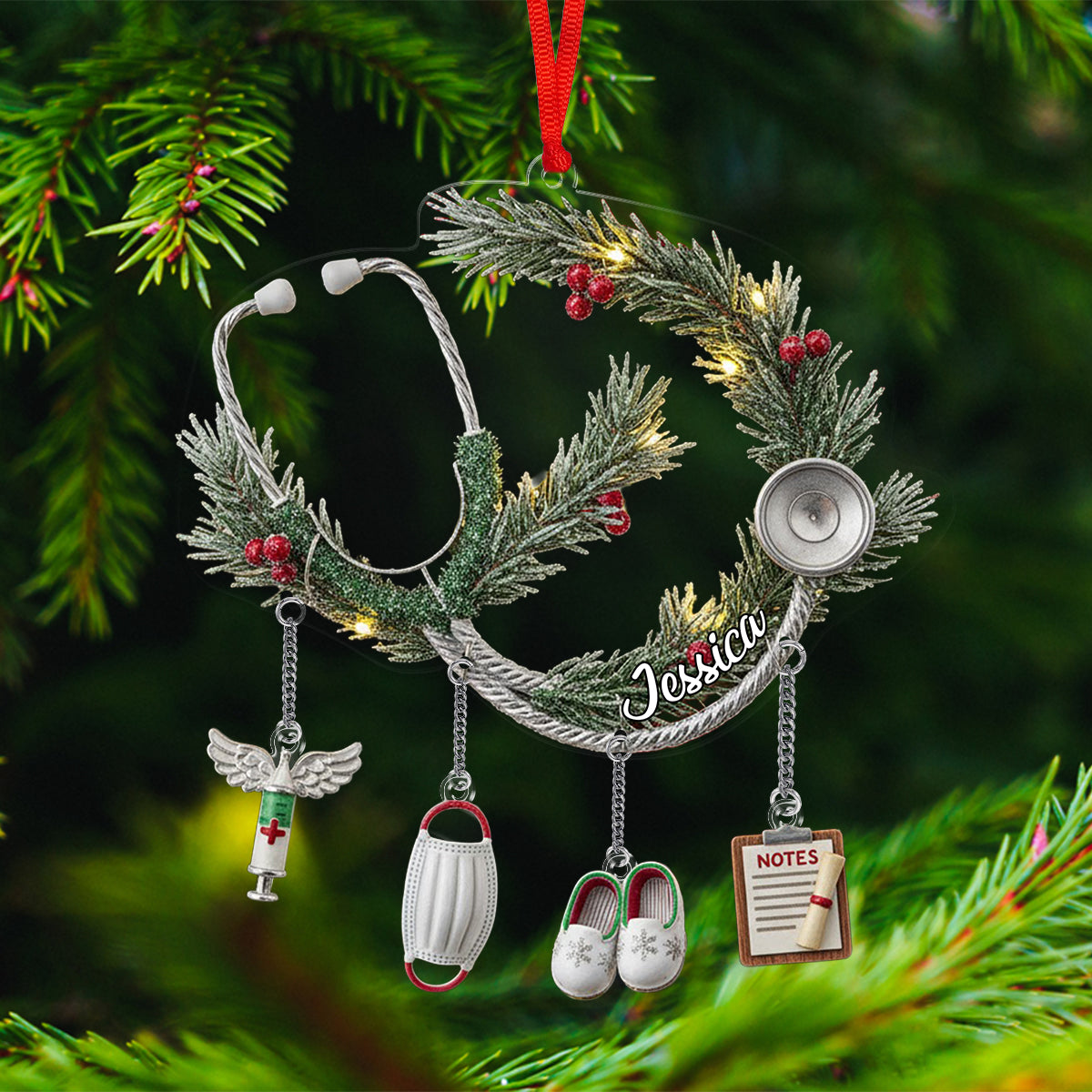 Krankenschwesterleben – Personalisierter Krankenschwester-Anhänger