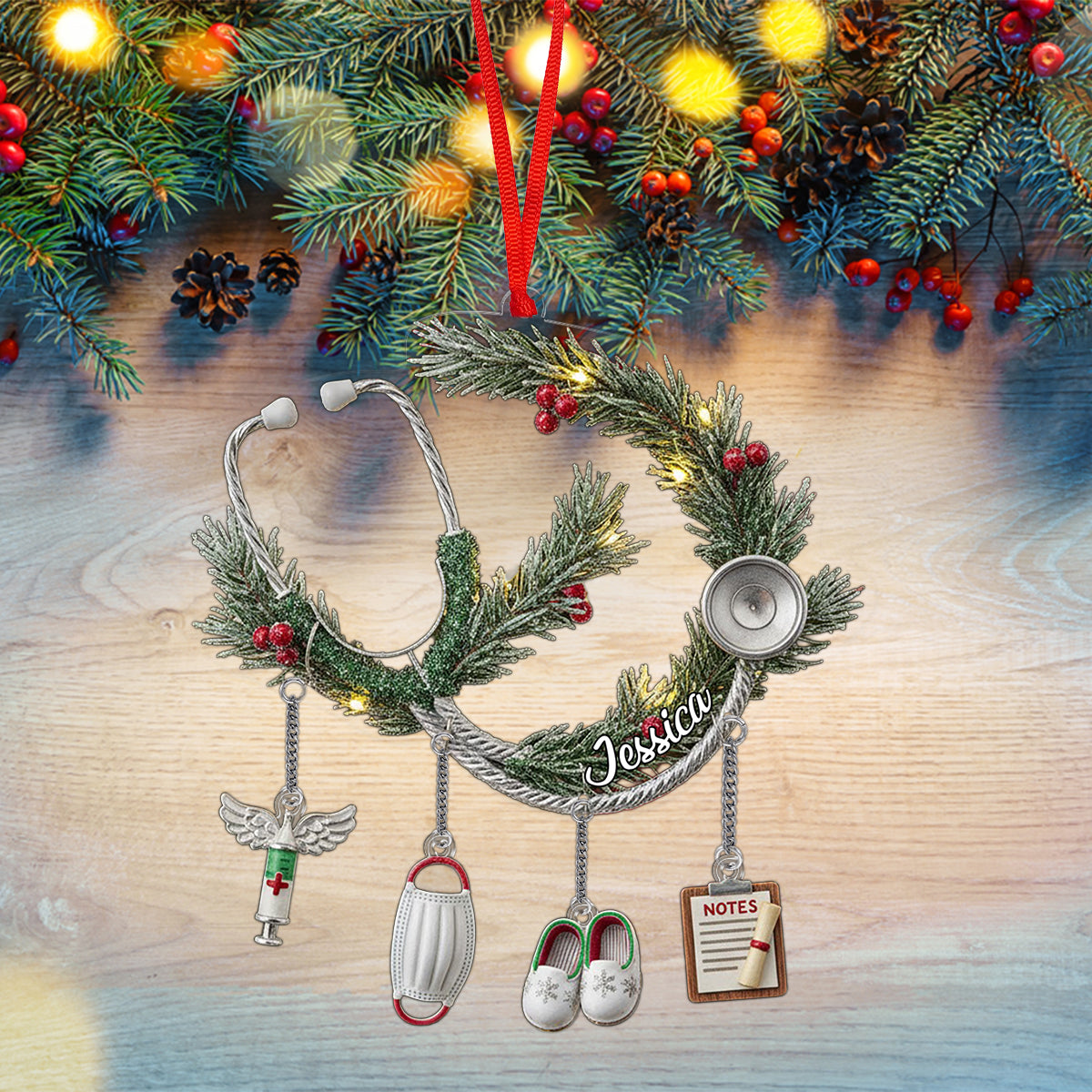 Krankenschwesterleben – Personalisierter Krankenschwester-Anhänger