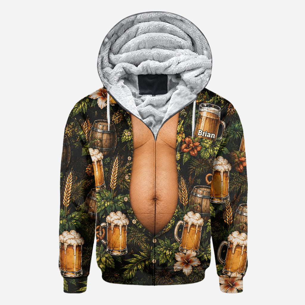 Funny Beer Belly - Personalized Beer All Over Shirt