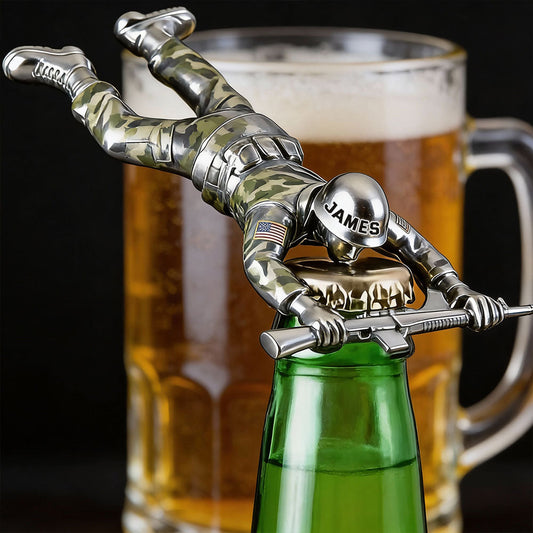 Beer Time - Personalized Veteran Bottle Opener