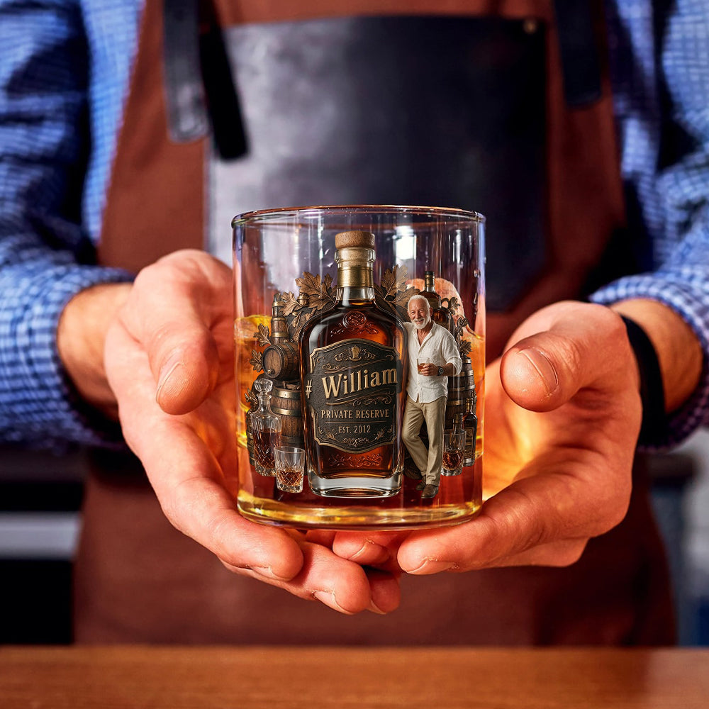 Love Whiskey, Bourbon - Personalized Whisky Whiskey Glass