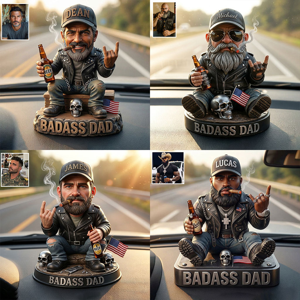 Cooler Papa - Personalisierte Premium 3D Figur