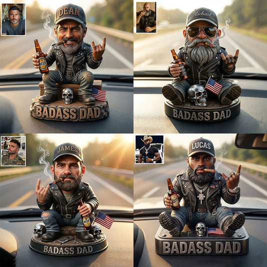 Cooler Papa - Personalisierte Premium 3D Figur