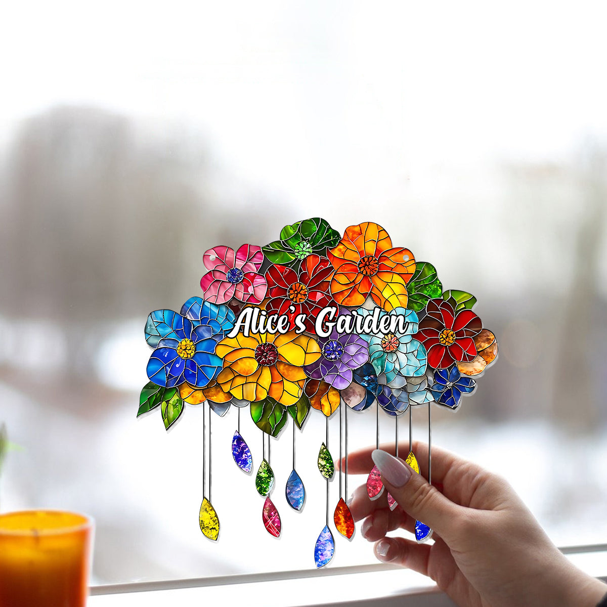 My Beautiful Garden - Personalized Gardening Window Hanging Suncatcher Ornament