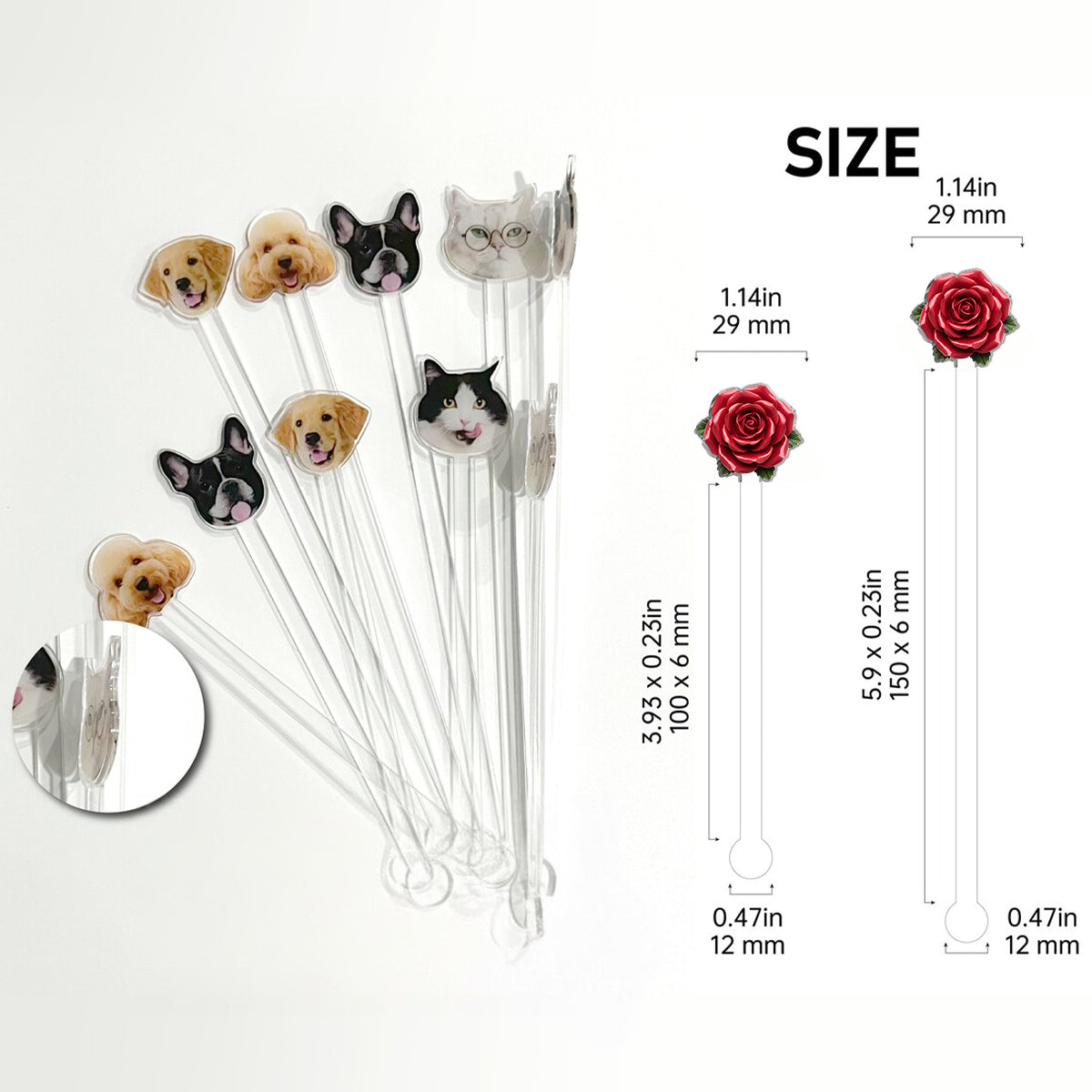 Love Gardening - Personalized Gardening Set Accent Mug with Acrylic Stirrers