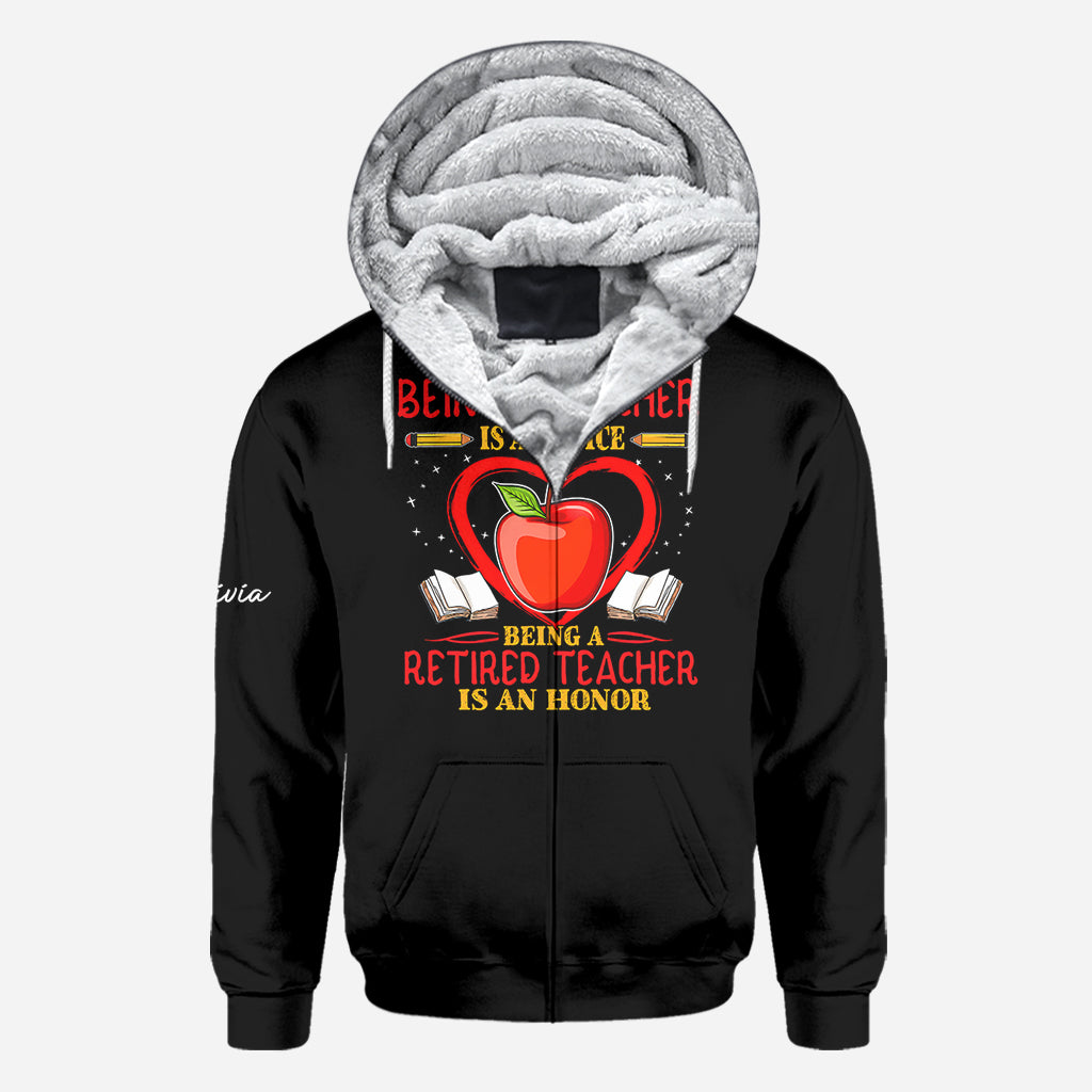 Zurück zur Schule - Personalisierte Lehrer All Over Shirt