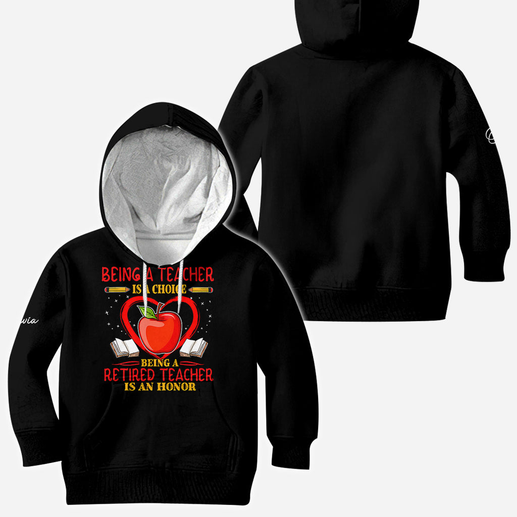 Zurück zur Schule - Personalisierte Lehrer All Over Shirt