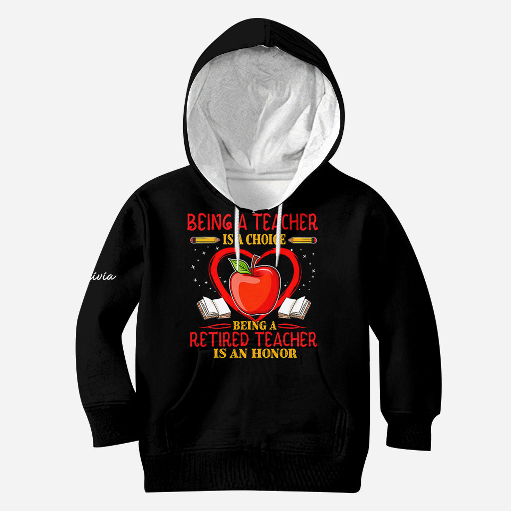 Zurück zur Schule - Personalisierte Lehrer All Over Shirt