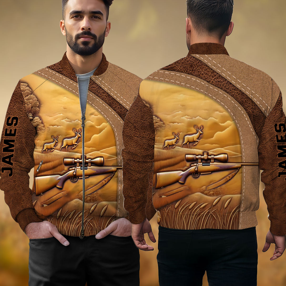 Liebe zur Jagd – Personalisierte Jagdbomberjacke