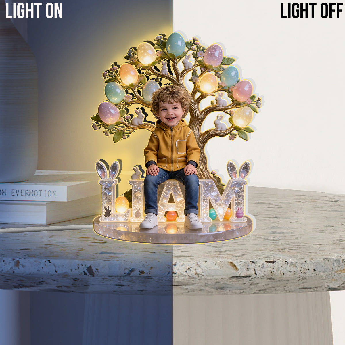 Custom Any Photo - Personalized Kid Acrylic LED Night Light