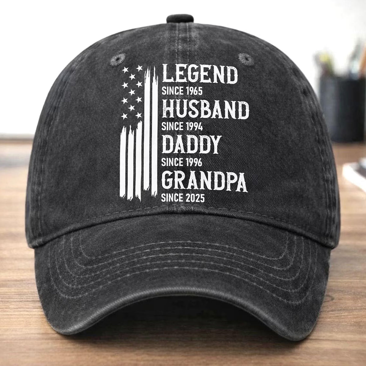 Geburtstagsgeschenk - Personalisierte Bestickte Klassische Mütze