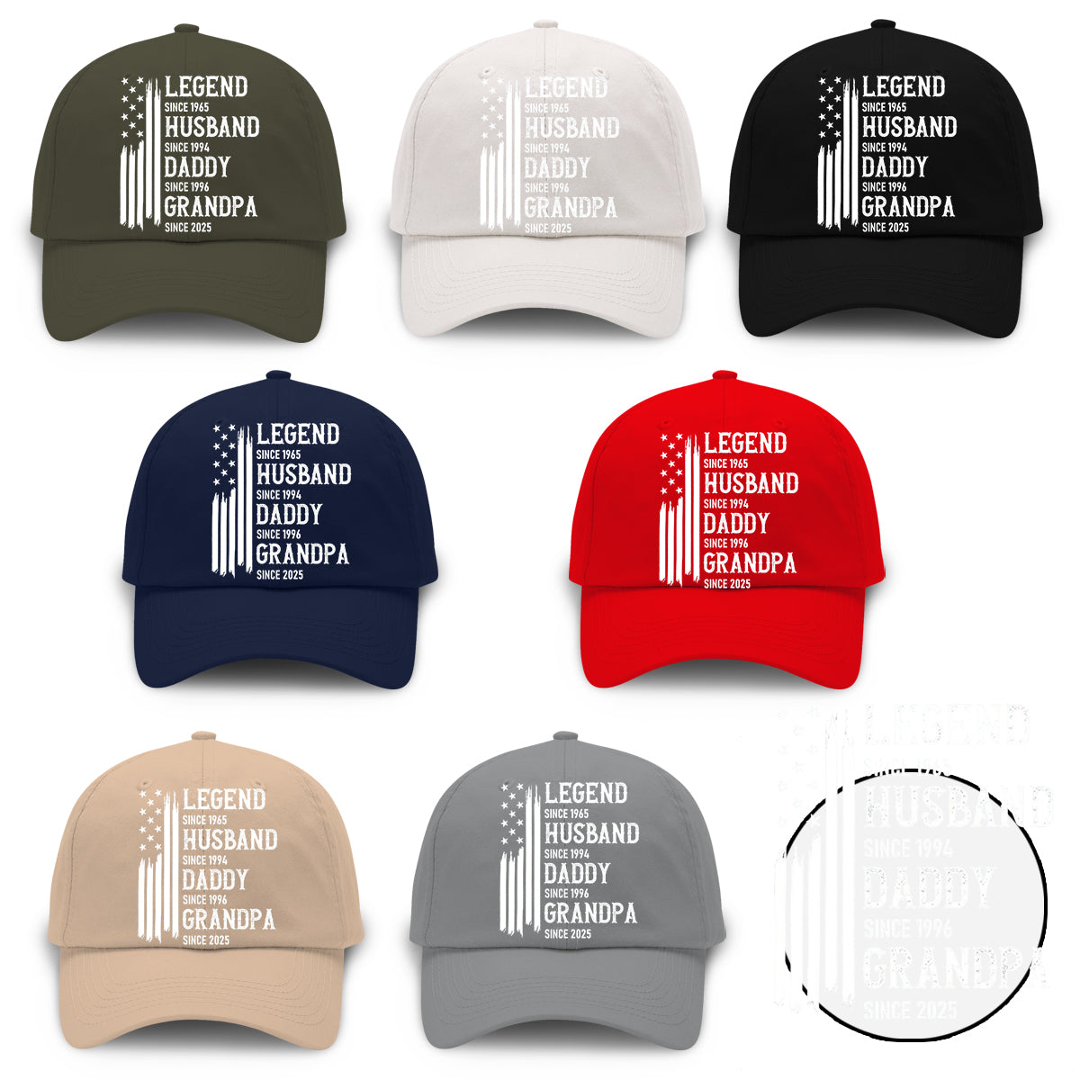 Geburtstagsgeschenk - Personalisierte Bestickte Klassische Mütze