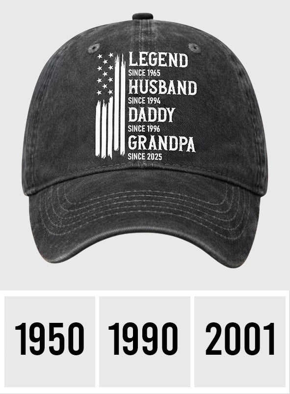 Geburtstagsgeschenk - Personalisierte Bestickte Klassische Mütze