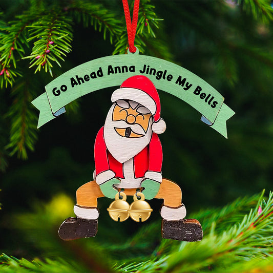 Jingle My Bells - Personalized Couple Ornament With Charm