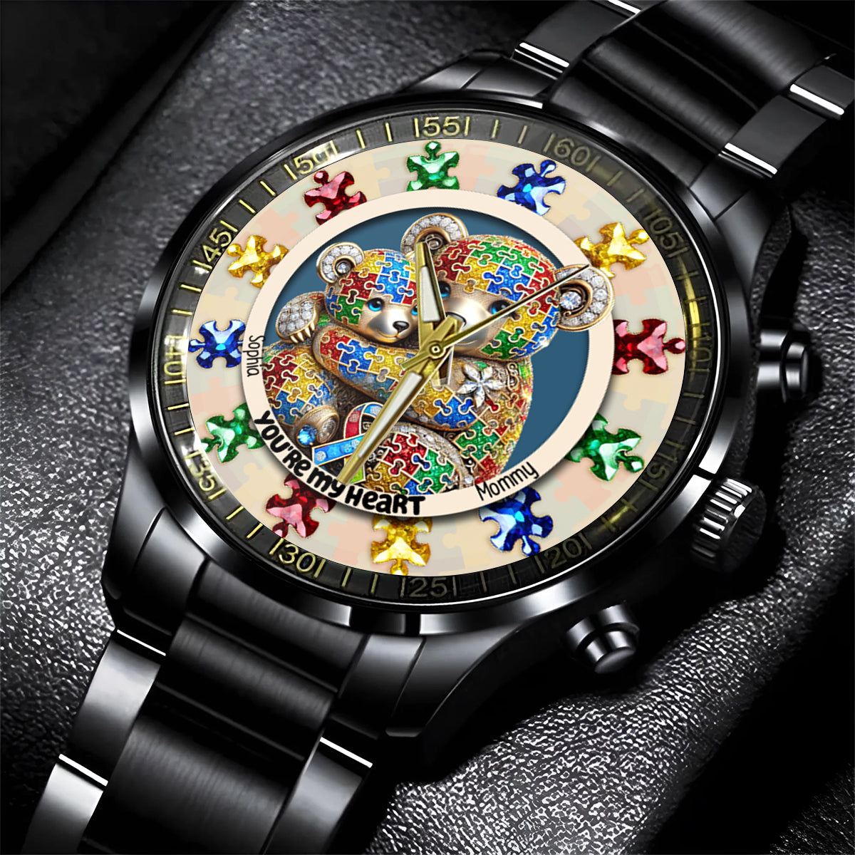 You Are My Heart - Personalized Autism Awareness Hand Watch