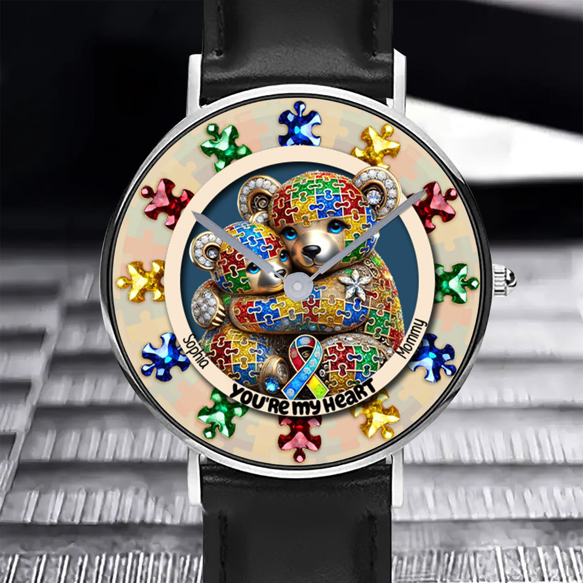 You Are My Heart - Personalized Autism Awareness Hand Watch