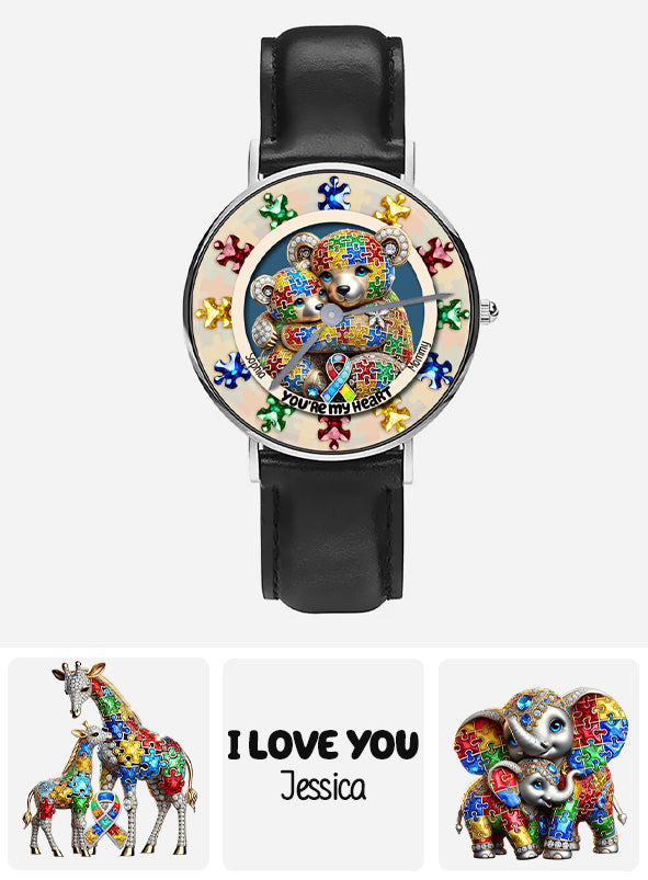 You Are My Heart - Personalized Autism Awareness Hand Watch